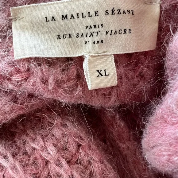 Sezane Pink Women's Cardigan Sweater - Picture 14 of 15